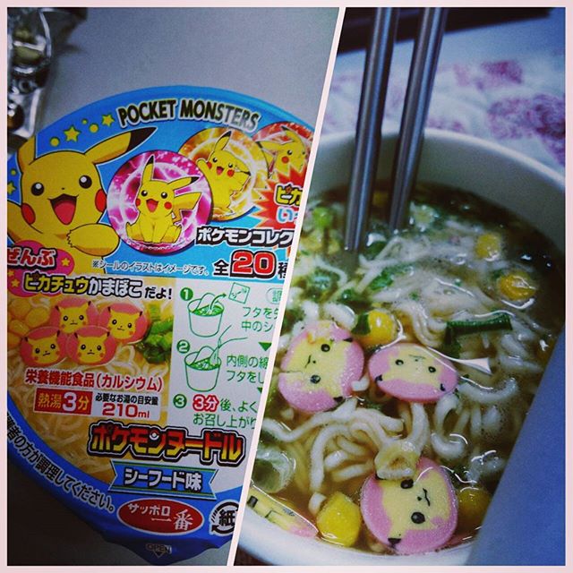 #pocketmonsters #pokemongo #picachu #noodles